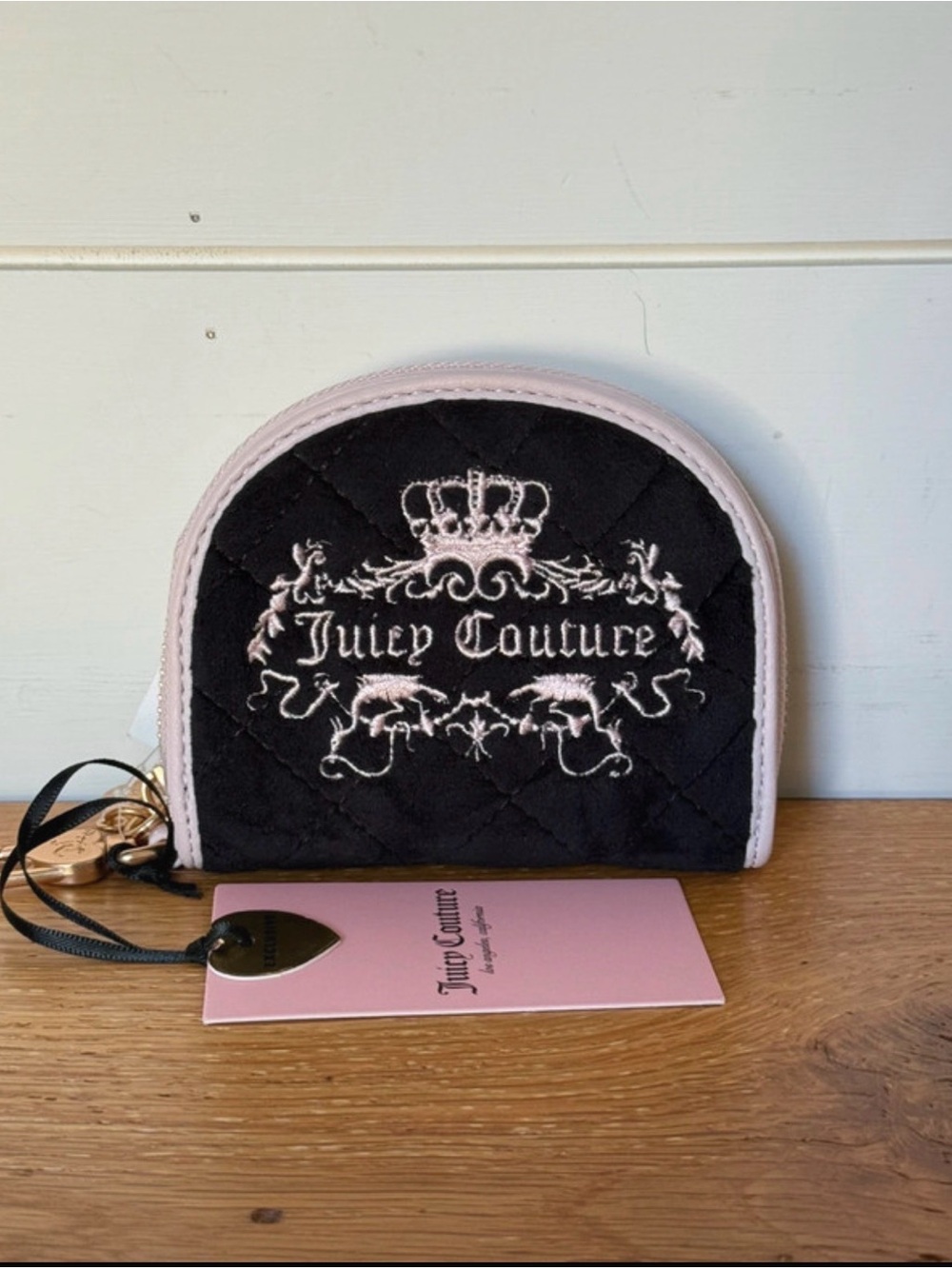 New With Tags Y2K Aesthetic Juicy Couture Juicy Tale Half Moon Change Purse
